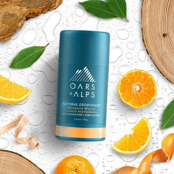 Oars + Alps Aluminum Free Deodorant for Men And Women Mandarin Woods 2.6 Oz - Picture 2 of 8